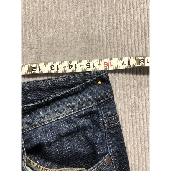 Maurice’s Denim Jeans Size 7/8 Long Taylor Boot Distressed - Picture 9 of 16